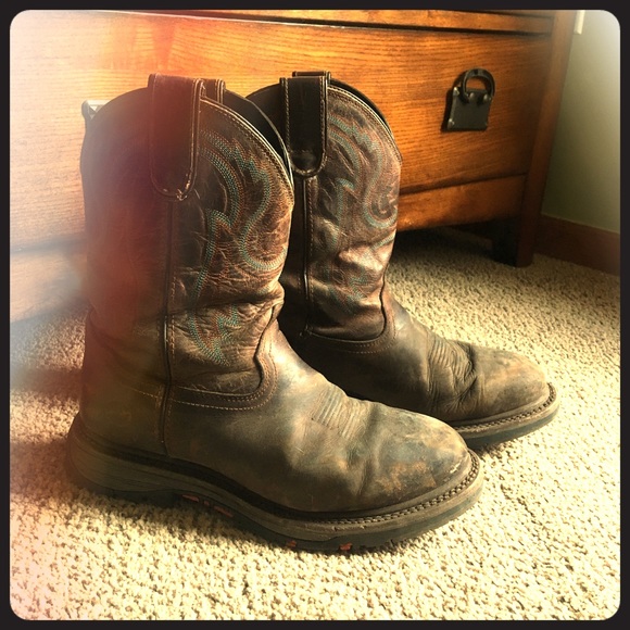 double h boots round toe